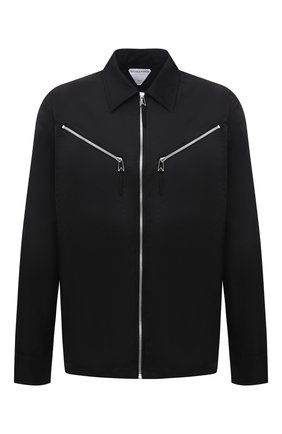 Мужская куртка BOTTEGA VENETA черного цвета по цене 134000 руб., арт. 666543/VKIL0 | Фото 1 Мужская куртка BOTTEGA VENETA черного цвета, арт. 666543/VKIL0 | Фото 1 (Материал внешний: Синтетический материал; Рукава: Длинные; Кросс-КТ: Куртка, Ветровка; Стили: Минимализм; Длина (верхняя одежда): Короткие)