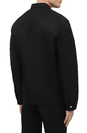 Мужская куртка BOTTEGA VENETA черного цвета, арт. 666543/VKIL0 | Фото 4 (Кросс-КТ: Куртка, Ветровка; Рукава: Длинные; Материал внешний: Синтетический материал; Длина (верхняя одежда): Короткие; Стили: Минимализм)