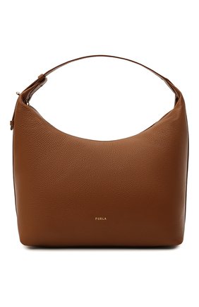 Женская сумка furla net FURLA коричневого цвета по цене 32400 руб., арт. WB00229/HSF000 | Фото 1 Женская сумка furla net FURLA коричневого цвета, арт. WB00229/HSF000 | Фото 1