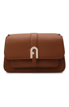 Женская сумка sofia small FURLA коричневого цвета по цене 33800 руб., арт. WB00094/HSF000 | Фото 1 Женская сумка sofia small FURLA коричневого цвета, арт. WB00094/HSF000 | Фото 1