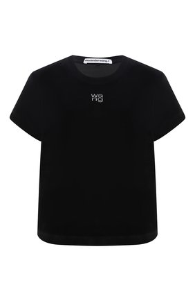 Женский хлопковый топ ALEXANDERWANG.T черного цвета по цене 23000 руб., арт. 4CC3211253 | Фото 1 Женский хлопковый топ ALEXANDERWANG.T черного цвета, арт. 4CC3211253 | Фото 1