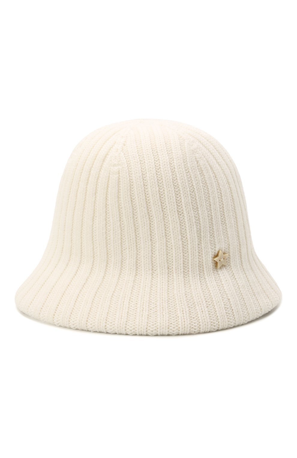 Женская шерстяная шляпа LORENA ANTONIAZZI кремвого цвета, арт. A2196CE002/328 | Фото 1 (Материал: Текстиль, Шерсть)
