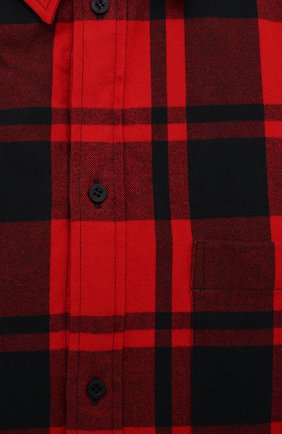 Женская хлопковая куртка BALENCIAGA красного цвета, арт. 662979/TKM40 | Фото 5 (Кросс-КТ: Куртка; Рукава: Длинные; Длина (верхняя одежда): До середины бедра; Материал внешний: Хлопок; Стили: Спорт-шик; Материал подклада: Купро)