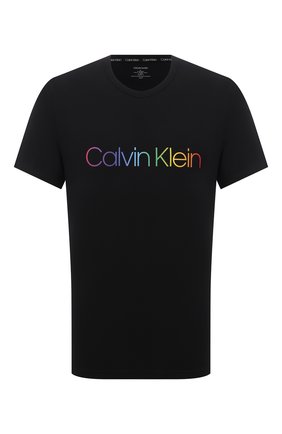 Мужская хлопковая футболка CALVIN KLEIN черного цвета по цене 4750 руб., арт. NM2091E | Фото 1 Мужская хлопковая футболка CALVIN KLEIN черного цвета, арт. NM2091E | Фото 1