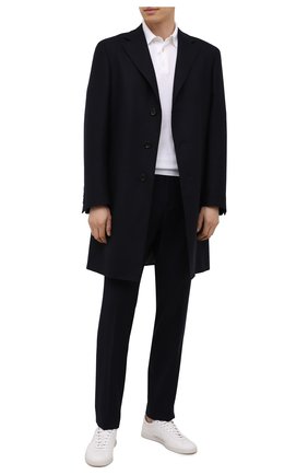 Мужские шерстяные брюки Z ZEGNA темно-синего цвета по цене 42450 руб., арт. 222825/6700GX | Фото 2 Мужские шерстяные брюки Z ZEGNA темно-синего цвета, арт. 222825/6700GX | Фото 2 (Материал внешний: Шерсть; Длина (брюки, джинсы): Стандартные; Случай: Формальный; Стили: Классический)