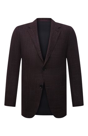 Мужской пиджак из шерсти и шелка ERMENEGILDO ZEGNA бордового цвета по цене 192500 руб., арт. 259518/122520 | Фото 1 Мужской пиджак из шерсти и шелка ERMENEGILDO ZEGNA бордового цвета, арт. 259518/122520 | Фото 1 (Материал подклада: Купро; Материал внешний: Шерсть; Длина (для топов): Стандартные; Рукава: Длинные; 1-2-бортные: Однобортные; Пиджаки М: Прямой; Случай: Коктейльный; Стили: Классический)