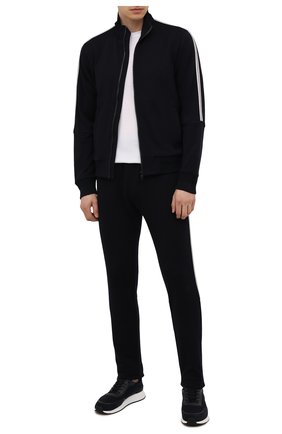 Мужской шерстяной кардиган Z ZEGNA темно-синего цвета по цене 77750 руб., арт. VY475/ZZT825 | Фото 2 Мужской шерстяной кардиган Z ZEGNA темно-синего цвета, арт. VY475/ZZT825 | Фото 2