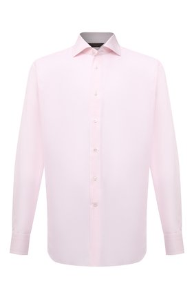 Мужская хлопковая сорочка ZEGNA COUTURE светло-розового цвета по цене 89300 руб., арт. E02302/9NS0LB | Фото 1 Мужская хлопковая сорочка ZEGNA COUTURE светло-розового цвета, арт. E02302/9NS0LB | Фото 1 (Рукава: Длинные; Материал внешний: Хлопок; Длина (для топов): Стандартные; Случай: Формальный; Рубашки М: Regular Fit; Стили: Классический; Манжеты: На пуговицах; Воротник: Акула; Принт: Однотонные)