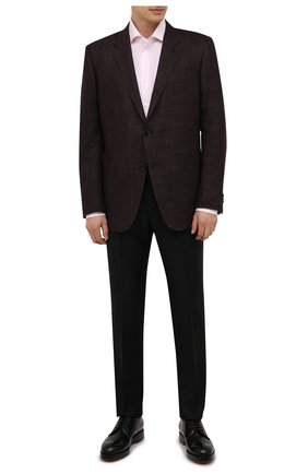 Мужская хлопковая сорочка ZEGNA COUTURE светло-розового цвета по цене 89300 руб., арт. E02302/9NS0LB | Фото 2 Мужская хлопковая сорочка ZEGNA COUTURE светло-розового цвета, арт. E02302/9NS0LB | Фото 2 (Рукава: Длинные; Материал внешний: Хлопок; Длина (для топов): Стандартные; Случай: Формальный; Рубашки М: Regular Fit; Стили: Классический; Манжеты: На пуговицах; Воротник: Акула; Принт: Однотонные)