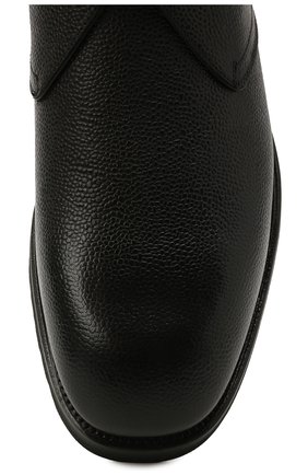 Мужские кожаные ботинки TOM FORD черного цвета, арт. J1291L-LCL093 | Фото 5 (Материал внешний: Кожа; Мужское Кросс-КТ: Ботинки-обувь, Дезерты-обувь; Материал внутренний: Натуральная кожа; Материал утеплителя: Без утеплителя; Длина стельки: 29,8; Подошва: Плоская)