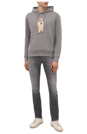 Мужской худи из хлопка и вискозы RALPH LAUREN серого цвета по цене 69950 руб., арт. 790849285 | Фото 2 Мужской худи из хлопка и вискозы RALPH LAUREN серого цвета, арт. 790849285 | Фото 2