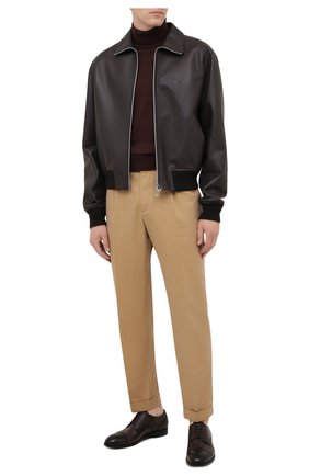 Мужские кожаные дерби ERMENEGILDO ZEGNA темно-коричневого цвета по цене 62400 руб., арт. A5064X-LHNAX | Фото 2 Мужские кожаные дерби ERMENEGILDO ZEGNA темно-коричневого цвета, арт. A5064X-LHNAX | Фото 2