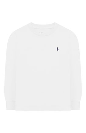 Детская хлопковый лонгслив POLO RALPH LAUREN белого цвета по цене 3275 руб., арт. 322843804 | Фото 1 Детская хлопковый лонгслив POLO RALPH LAUREN белого цвета, арт. 322843804 | Фото 1