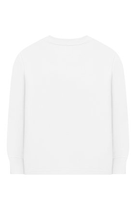 Детская хлопковый лонгслив POLO RALPH LAUREN белого цвета по цене 3275 руб., арт. 322843804 | Фото 2 Детская хлопковый лонгслив POLO RALPH LAUREN белого цвета, арт. 322843804 | Фото 2