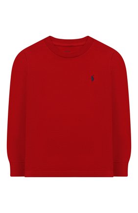 Детская хлопковый лонгслив POLO RALPH LAUREN красного цвета по цене 3275 руб., арт. 322843804 | Фото 1 Детская хлопковый лонгслив POLO RALPH LAUREN красного цвета, арт. 322843804 | Фото 1