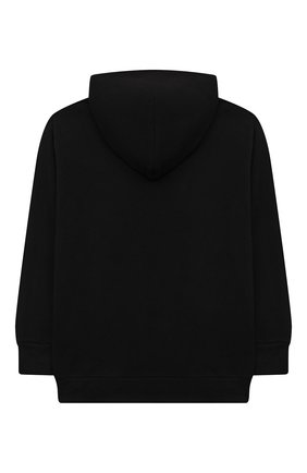 Детский хлопковое худи BALENCIAGA черного цвета по цене 22250 руб., арт. 641599/TKV54 | Фото 2 Детский хлопковое худи BALENCIAGA черного цвета, арт. 641599/TKV54 | Фото 2