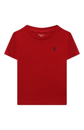 Детский хлопковая футболка POLO RALPH LAUREN красного цвета по цене 2995 руб., арт. 320832904 | Фото 1 Детский хлопковая футболка POLO RALPH LAUREN красного цвета, арт. 320832904 | Фото 1