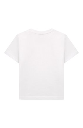 Детский хлопковая футболка POLO RALPH LAUREN белого цвета по цене 2995 руб., арт. 320832904 | Фото 2 Детский хлопковая футболка POLO RALPH LAUREN белого цвета, арт. 320832904 | Фото 2