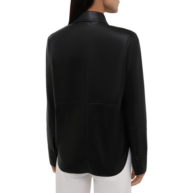 фото Рубашка из экокожи nanushka