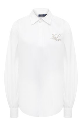 Женская хлопковая рубашка POLO RALPH LAUREN белого цвета по цене 16650 руб., арт. 211838909 | Фото 1 Женская хлопковая рубашка POLO RALPH LAUREN белого цвета, арт. 211838909 | Фото 1 (Материал внешний: Хлопок; Длина (для топов): Стандартные; Принт: Без принта; Рукава: Длинные; Стили: Кэжуэл; Женское Кросс-КТ: Рубашка-одежда)