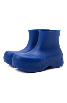 Женские сапоги bv puddle BOTTEGA VENETA синего цвета по цене 42650 руб., арт. 640045/V00P0 | Фото 1 Женские сапоги bv puddle BOTTEGA VENETA синего цвета, арт. 640045/V00P0 | Фото 1 (Материал внутренний: Натуральная кожа, Текстиль; Каблук тип: Устойчивый; Высота голенища: Низкие; Подошва: Платформа; Материал внешний: Резина; Каблук высота: Средний; Материал утеплителя: Без утеплителя)