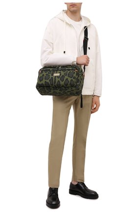 Мужская текстильная сумка DOLCE & GABBANA зеленого цвета по цене 86550 руб., арт. BM1955/A0885 | Фото 2 Мужская текстильная сумка DOLCE & GABBANA зеленого цвета, арт. BM1955/A0885 | Фото 2