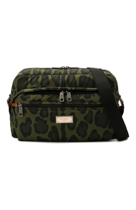 Мужская текстильная сумка DOLCE & GABBANA зеленого цвета по цене 86550 руб., арт. BM1955/A0885 | Фото 5 Мужская текстильная сумка DOLCE & GABBANA зеленого цвета, арт. BM1955/A0885 | Фото 5