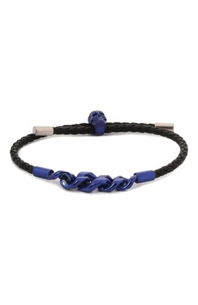 Мужской кожаный браслет ALEXANDER MCQUEEN черного цвета по цене 33450 руб., арт. 663873/1AAC0 | Фото 1 Мужской кожаный браслет ALEXANDER MCQUEEN черного цвета, арт. 663873/1AAC0 | Фото 1