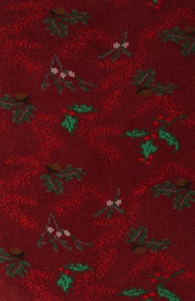 Мужские носки PANTHERELLA бордового цвета, арт. YS4069 | Фото 2 (Материал внешний: Синтетический материал, Хлопок; Кросс-КТ: бельё)