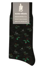 Мужские носки PANTHERELLA черного цвета, арт. YS4069 | Фото 1 (Кросс-КТ: бельё; Материал внешний: Синтетический материал, Хлопок)