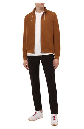 Мужской кашемировый кардиган ERMENEGILDO ZEGNA светло-коричневого цвета по цене 239500 руб., арт. UYK65/157 | Фото 2 Мужской кашемировый кардиган ERMENEGILDO ZEGNA светло-коричневого цвета, арт. UYK65/157 | Фото 2