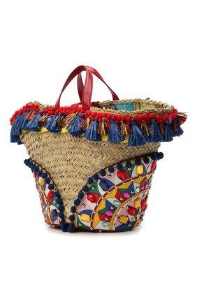 Женский сумка-тоут kendra DOLCE & GABBANA разноцветного цвета по цене 326500 руб., арт. BB5888/AJ735 | Фото 3 Женский сумка-тоут kendra DOLCE & GABBANA разноцветного цвета, арт. BB5888/AJ735 | Фото 3 (Сумки-технические: Сумки-шопперы; Ошибки технического описания: Нет ширины; Размер: medium; Материал: Натуральная кожа, Растительное волокно)