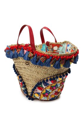 Женский сумка-тоут kendra DOLCE & GABBANA разноцветного цвета по цене 326500 руб., арт. BB5888/AJ735 | Фото 4 Женский сумка-тоут kendra DOLCE & GABBANA разноцветного цвета, арт. BB5888/AJ735 | Фото 4 (Сумки-технические: Сумки-шопперы; Ошибки технического описания: Нет ширины; Размер: medium; Материал: Натуральная кожа, Растительное волокно)