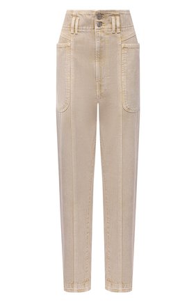 Женские джинсы ISABEL MARANT ETOILE бежевого цвета по цене 34200 руб., арт. PA1949-21A017E/TESS | Фото 1 Женские джинсы ISABEL MARANT ETOILE бежевого цвета, арт. PA1949-21A017E/TESS | Фото 1