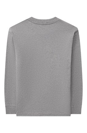Детская хлопковый лонгслив POLO RALPH LAUREN серого цвета по цене 3660 руб., арт. 323843804 | Фото 2 Детская хлопковый лонгслив POLO RALPH LAUREN серого цвета, арт. 323843804 | Фото 2