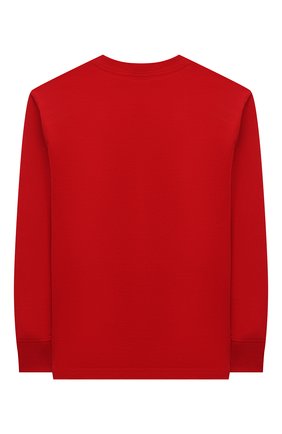 Детская хлопковый лонгслив POLO RALPH LAUREN красного цвета по цене 3660 руб., арт. 323843804 | Фото 2 Детская хлопковый лонгслив POLO RALPH LAUREN красного цвета, арт. 323843804 | Фото 2