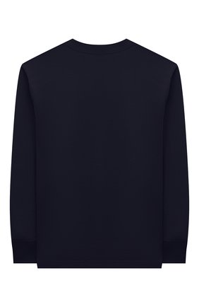 Детская хлопковый лонгслив POLO RALPH LAUREN темно-синего цвета по цене 3660 руб., арт. 323843804 | Фото 2 Детская хлопковый лонгслив POLO RALPH LAUREN темно-синего цвета, арт. 323843804 | Фото 2