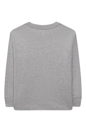 Детская хлопковый лонгслив POLO RALPH LAUREN серого цвета по цене 3275 руб., арт. 321843804 | Фото 2 Детская хлопковый лонгслив POLO RALPH LAUREN серого цвета, арт. 321843804 | Фото 2
