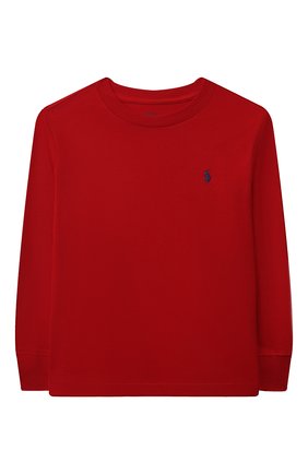 Детская хлопковый лонгслив POLO RALPH LAUREN красного цвета по цене 3275 руб., арт. 321843804 | Фото 1 Детская хлопковый лонгслив POLO RALPH LAUREN красного цвета, арт. 321843804 | Фото 1