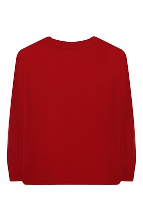 Детская хлопковый лонгслив POLO RALPH LAUREN красного цвета по цене 3275 руб., арт. 321843804 | Фото 2 Детская хлопковый лонгслив POLO RALPH LAUREN красного цвета, арт. 321843804 | Фото 2