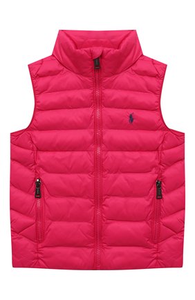 Детский жилет POLO RALPH LAUREN фуксия цвета по цене 12950 руб., арт. 313847234 | Фото 1 Детский жилет POLO RALPH LAUREN фуксия цвета, арт. 313847234 | Фото 1