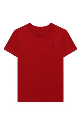 Детская хлопковая футболка POLO RALPH LAUREN красного цвета по цене 2985 руб., арт. 321832904 | Фото 1 Детская хлопковая футболка POLO RALPH LAUREN красного цвета, арт. 321832904 | Фото 1