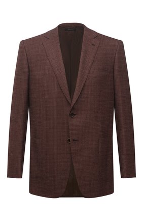 Мужской шерстяной пиджак BRIONI коричневого цвета по цене 342500 руб., арт. RG0J0L/01A0R/BRUNIC0 | Фото 1 Мужской шерстяной пиджак BRIONI коричневого цвета, арт. RG0J0L/01A0R/BRUNIC0 | Фото 1