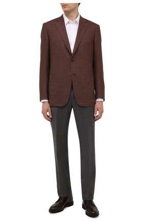 Мужской шерстяной пиджак BRIONI коричневого цвета по цене 342500 руб., арт. RG0J0L/01A0R/BRUNIC0 | Фото 2 Мужской шерстяной пиджак BRIONI коричневого цвета, арт. RG0J0L/01A0R/BRUNIC0 | Фото 2