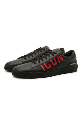 Мужские кожаные кеды DSQUARED2 черного цвета по цене 45100 руб., арт. SNM0188 01500001 | Фото 1 Мужские кожаные кеды DSQUARED2 черного цвета, арт. SNM0188 01500001 | Фото 1 (Материал внутренний: Натуральная кожа; Подошва: Плоская; Материал внешний: Кожа; Материал утеплителя: Без утеплителя; Длина стельки: 29,5, 27,7, 28,4, 27,4, 28,2, 27,9; Стили: Классический)