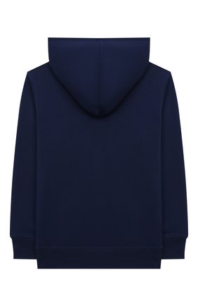 Детский хлопковое худи STELLA MCCARTNEY темно-синего цвета по цене 6265 руб., арт. 602249/SQJ45 | Фото 2 Детский хлопковое худи STELLA MCCARTNEY темно-синего цвета, арт. 602249/SQJ45 | Фото 2