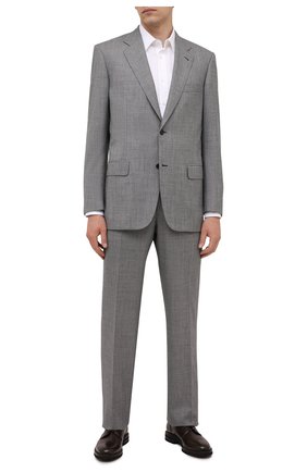 Мужской шерстяной костюм BRIONI серого цвета по цене 599500 руб., арт. RAH04K/01A3N/PARLAMENT0 | Фото 1 Мужской шерстяной костюм BRIONI серого цвета, арт. RAH04K/01A3N/PARLAMENT0 | Фото 1