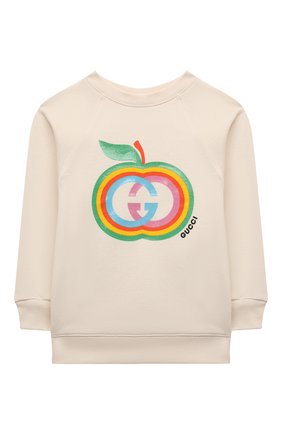 Детский хлопковый свитшот GUCCI кремвого цвета по цене 19950 руб., арт. 663517/XJDN0 | Фото 1 Детский хлопковый свитшот GUCCI кремвого цвета, арт. 663517/XJDN0 | Фото 1