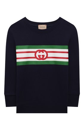 Мужского хлопковый свитшот GUCCI синего цвета по цене 33950 руб., арт. 627964/XJDK7 | Фото 1 Мужского хлопковый свитшот GUCCI синего цвета, арт. 627964/XJDK7 | Фото 1 (Мальчики Кросс-КТ: Толстовка-одежда, Свитшот-одежда; Ростовка одежда: 10 - 11 лет | 140 - 146см, 4 года | 104 см, 5 лет | 110 см, 6 лет | 116 см, 8 лет | 128 см)