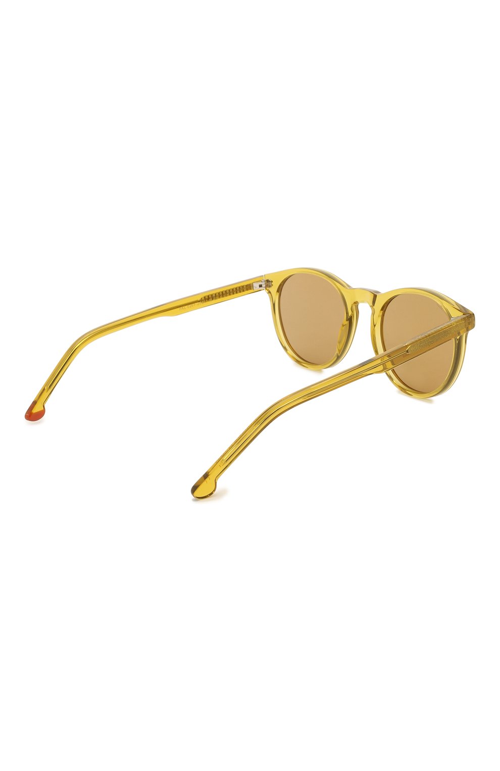Женские солнцезащитные очки LORO PIANA желтого цвета, арт. FAL0261 | Фото 4 (Тип очков: С/з; Очки форма: Круглые)